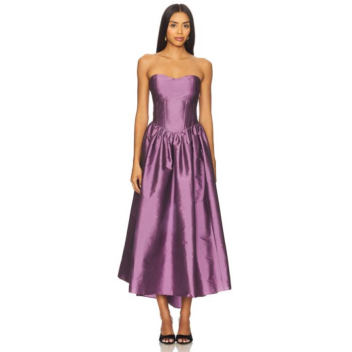 Azeeza 【 Naina Midi Dress Women Amethyst 】 御召しもの レディース