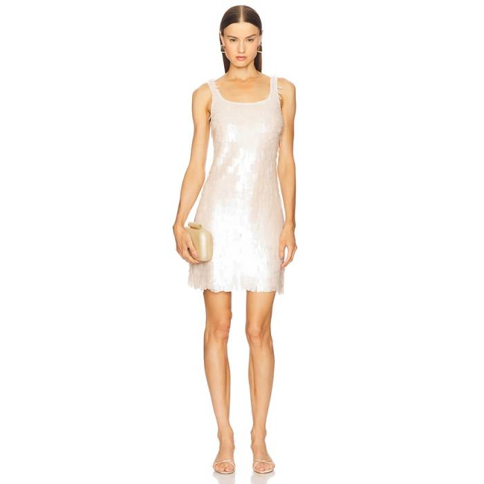 Simkhai 【 Onyx Mini Dress Women Sand 】 御召しもの レディース 砂色・砂子