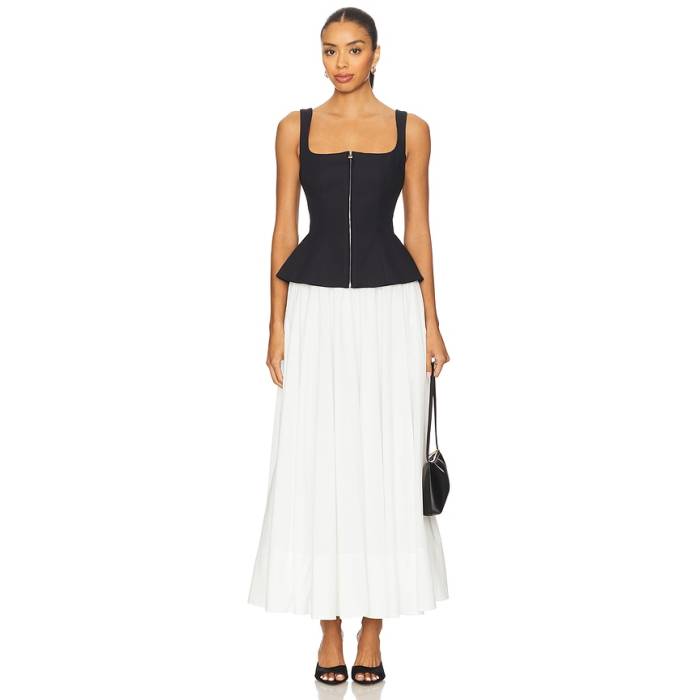 Simkhai 【 Jolynn Midi Dress Women Black Multi 】 御召しもの レディース 黒いこと 黒いこと
