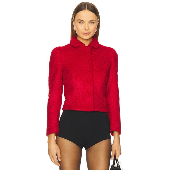 Des Phemmes 【 Jacket Women Red 】 Jacket 上衣 レディース Red 赤・赤いこと コート・ジャケット-レディースファッション