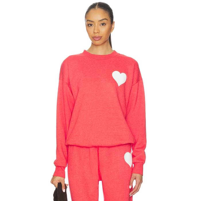 Sprwmn 【 Heart Sweatshirt Women Rouge 】 汗水 調教師 レディース