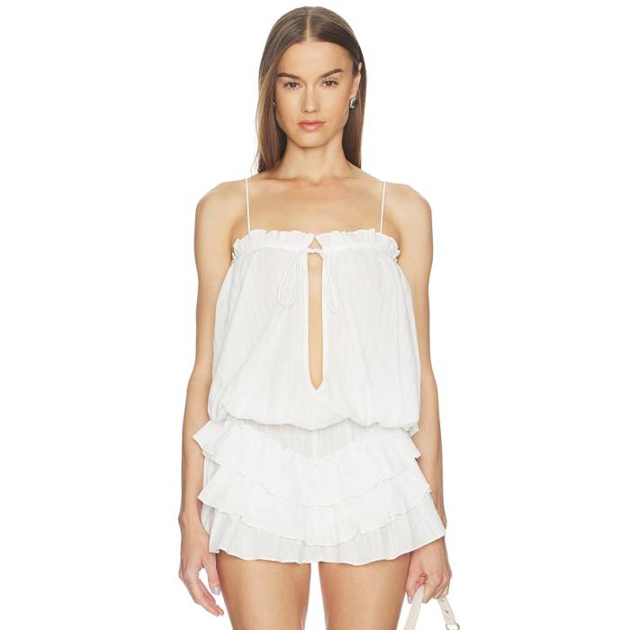 Loba 【 Idoia Camisole Top Women White 】 レディース 白いこと 白いこと