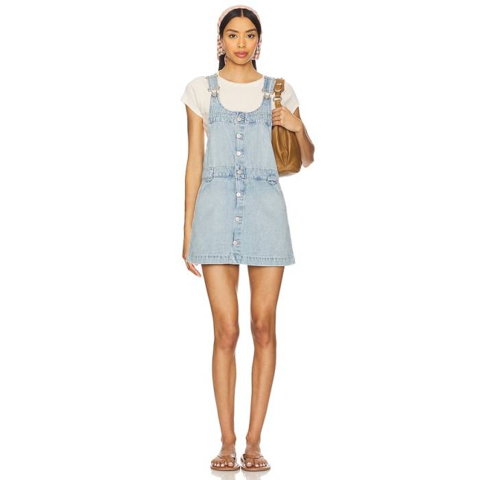 フリーピープル Free People 【 X We The Free Edie Denim Skirtall Women Apple Blues 】 無償性 ジーンズ レディース ブルース