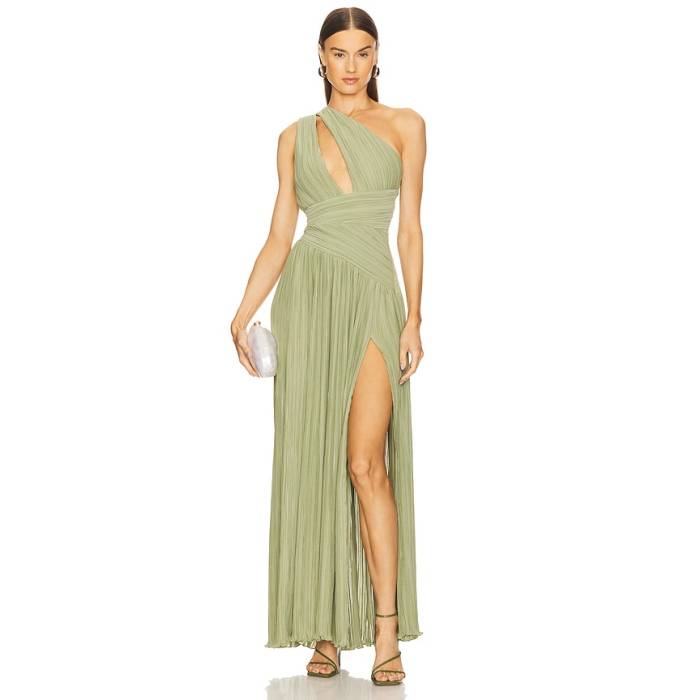 Michael Costello 【 X Revolve Sloane Gown Women Sage 】 レディース