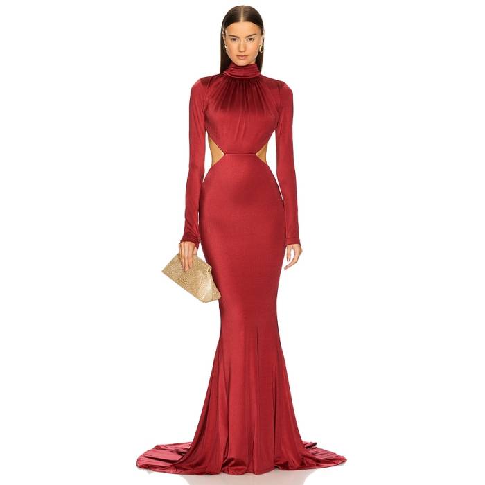 Michael Costello 【 X Revolve Salima Gown Women Red 】 レディース Red 赤・赤いこと