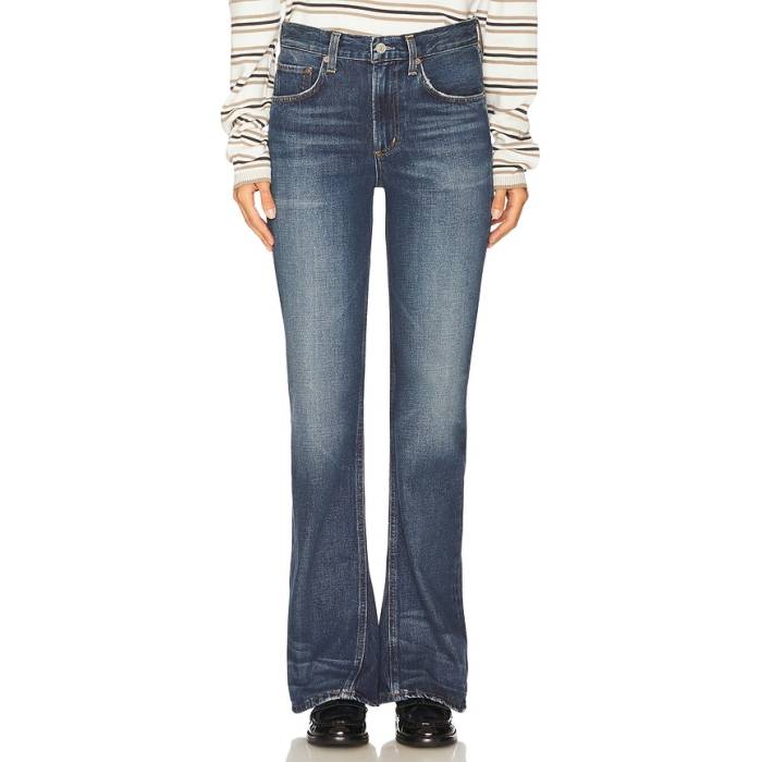 Agolde 【 Mid Rise Kick Boot Jeans Women Stencil 】 ミッド ライズ 蹴りつける ブーツ デニム レディース