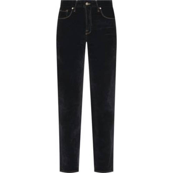 グッドアメリカン Good American 【 Good Icon Straight Velvet Denim Jeans Women Indigo939 】 アイコン デニム ジーンズ レディース|スニケス