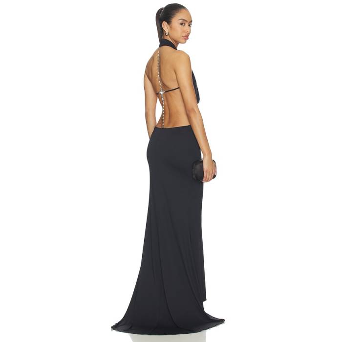 Aniye Records 【 Zelda Chain Dress Women Black 】 御召しもの レディース 黒いこと 黒いこと