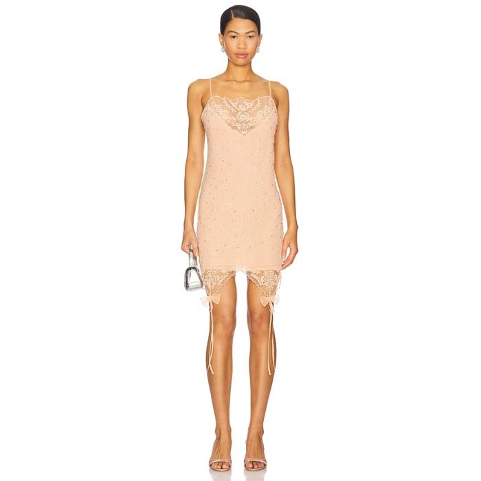 Aniye Records 【 Eliza Sottoveste Dress Women Rose 】 お召しもの レディース Rose サクラ色