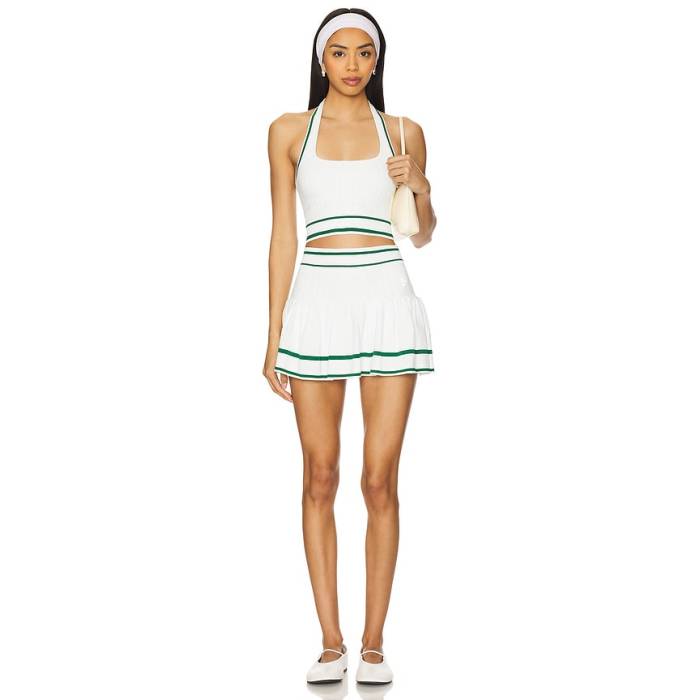 フリーピープル Free People 【 X Fp Movement Advantage Set Women White \u0026Amp; Heritage Green 】 レディース 白いこと 白いこと green 緑・緑であること