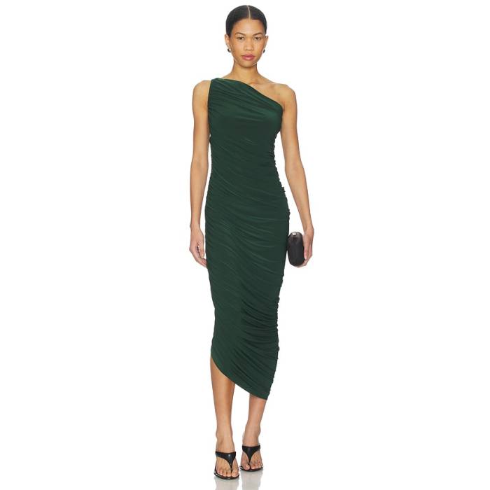Norma Kamali 【 Diana Gown Women Dark Emerald 】 レディース｜スニケス