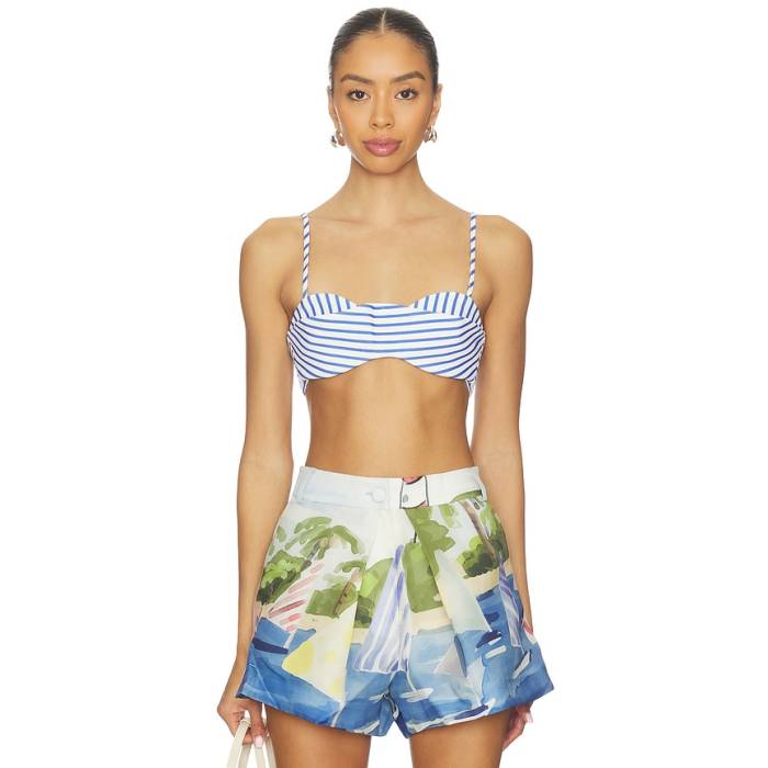 Leo Lin 【 Julia Bralette Women Navy 】 レディース 紺色 米国海軍