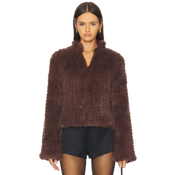 Heartloom 【 Deline Jacket Women Mocha 】 Jacket 上衣 レディース
