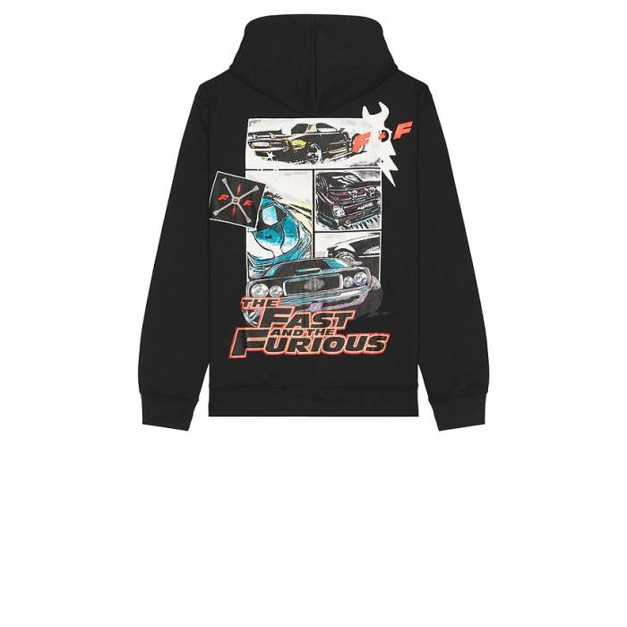 リーズン Reason 【 Fast \u0026 Furious Full Size Up Hoodie Men Black 】 ファ同盟罷工 フーディー パーカー メンズ 黒いこと 黒いこと メンズファッション-パーカー-トップス