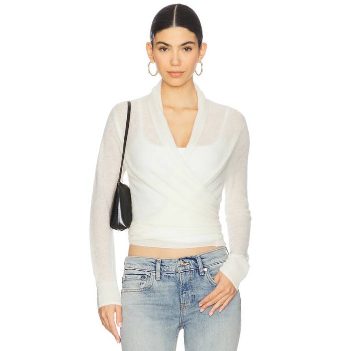 オールセインツ Allsaints 【 Laina Cardigan Women Chalk White 】 ジレー レディース 白いこと 白いこと