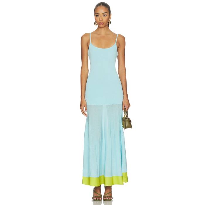 Solid \u0026 Striped 【 The Tess Dress Women Ocean Mist 】 お召しもの レディース