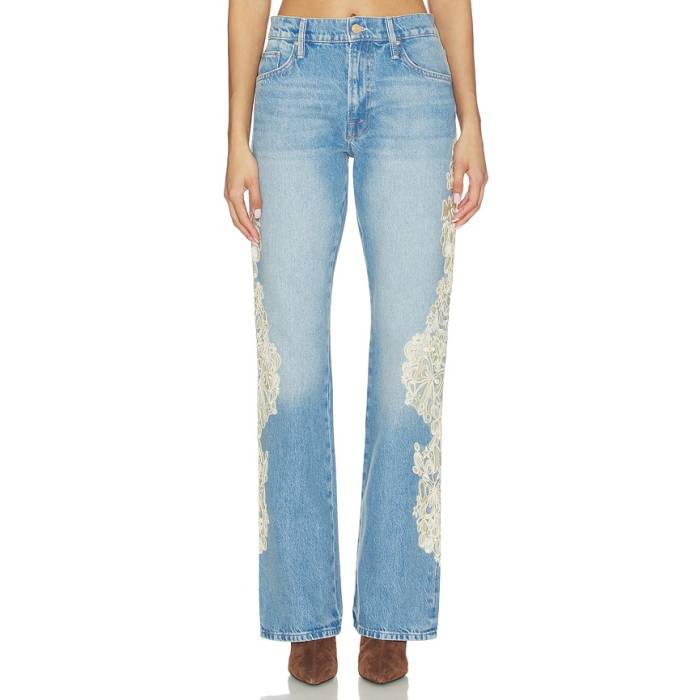 Mother 【 The Chomp Heel Jeans Women Wish Bone 】 踵 デニム レディース