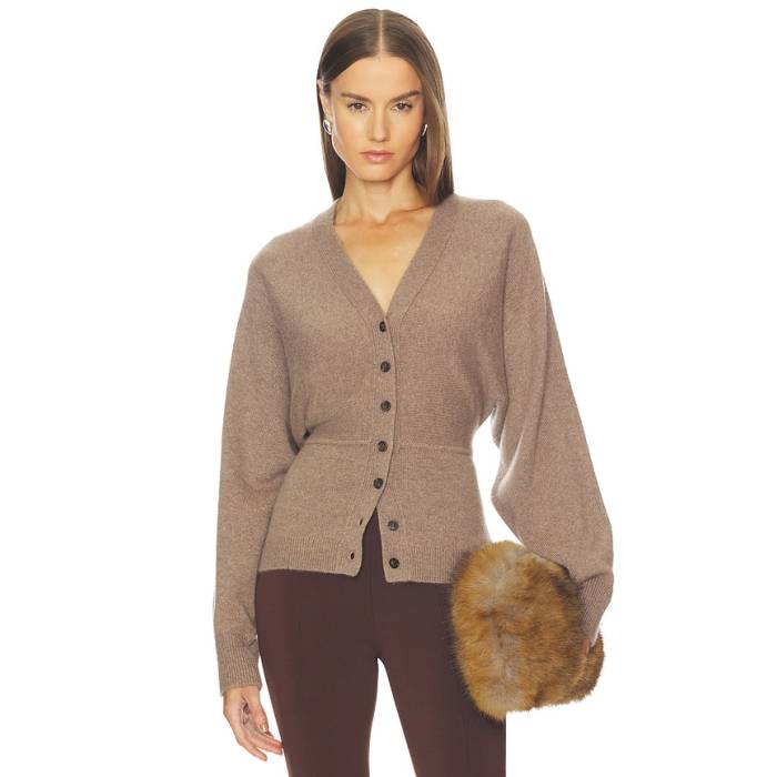 Srg 【 Lieigh Cashmere Dolman Cardigan Women Stone 】 ジレー レディース