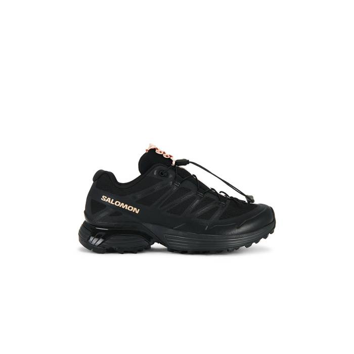 サロモン Salomon 【 Xt-Pathway 2 Satin Sneaker Women Black, Black \u0026Amp; Mahogany Rose 】 繻子 靴 スニーカー レディース 黒いこと 黒いこと Rose サクラ色