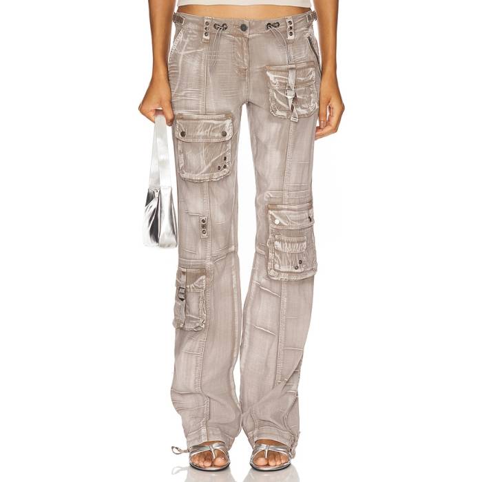 ジェイディッドロンドン Jaded London 【 Washed Cargo Pant Women Grey 】 積貨委託貨物 ズボン下 レディース 薄墨色 薄墨色