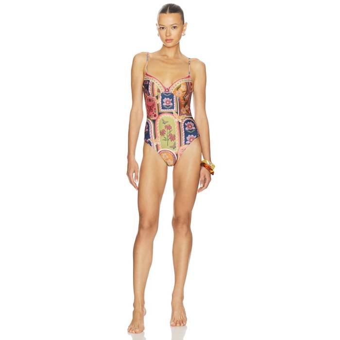 Agua Bendita 【 Petra Fiore One Piece Women Multicolor 】 レディース