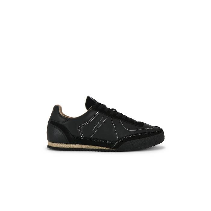 オールセインツ Allsaints 【 Harry Low Top Men Black 】 メンズ 黒いこと 黒いこと