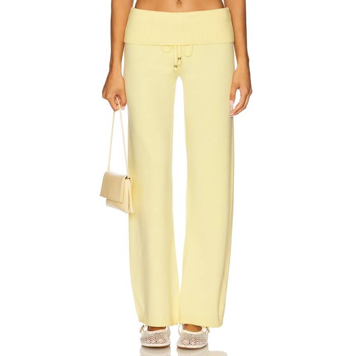 Frankies Bikinis 【 Dawson Cloud Knit Pant Women Vanilla Sugar 】 ニット パンツ レディース｜スニケス 31,720円