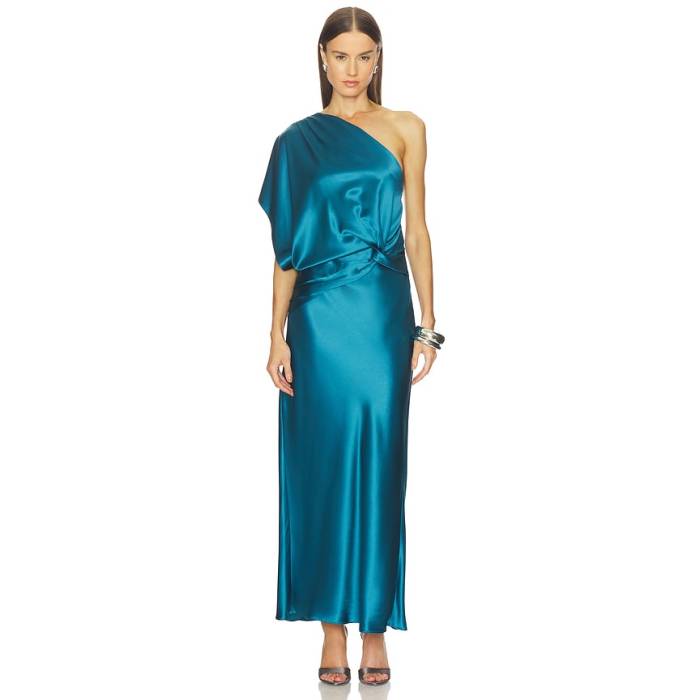 Acler 【 Novalea Maxi Dress Women Prussian Blue 】 お召しもの レディース 青碧 青色 ドレス-レディースファッション