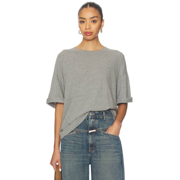 フリーピープル Free People 【 X We The Free Perfect Oversized Tee In Heather Grey Women Heather Grey 】 フリー Tシャツ heather ヘザー 灰色 グレー レディース heather ヘザー 灰色 グレー|スニケス