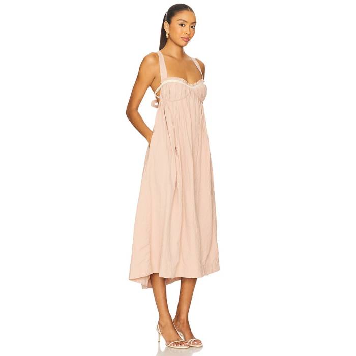 フリーピープル Free People 【 Poppy Midi Dress Women Sweet Nothings 】 お召しもの レディース