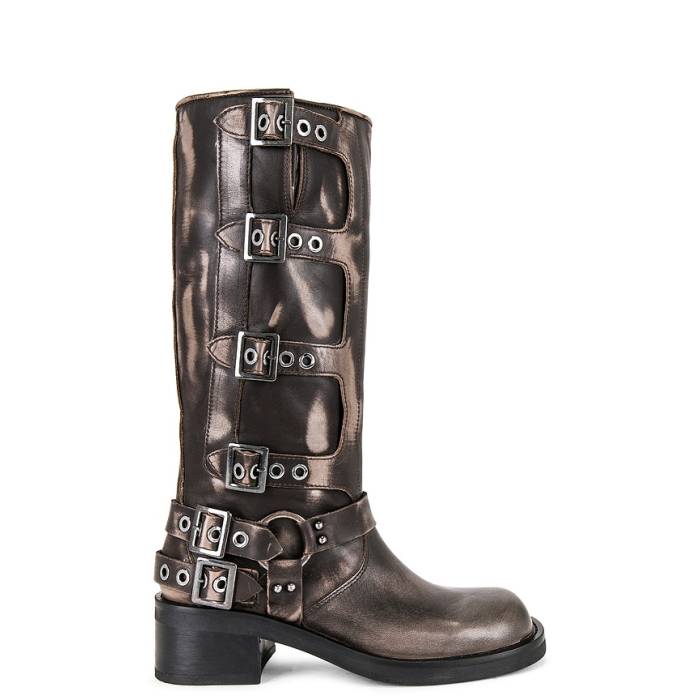 スティーブマデン Steve Madden 【 Rocky Boot Women Black Distressed 】 ブーツ レディース 黒いこと 黒いこと