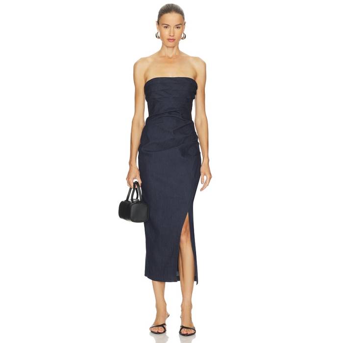 Cinq A Sept 【 Denim Adira Dress Women Indigo 】 ジーンズ お召しもの レディース 藍色・インディゴ