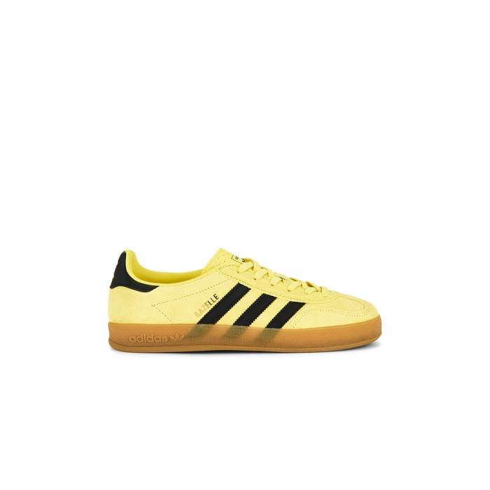 アディダス Adidas Originals 【 Gazelle Indoor Sneaker Men Yellow, Core Black, \u0026Amp; Gold Metallic 】 ガゼル 靴 スニーカー メンズ 中核グループ ゴールド