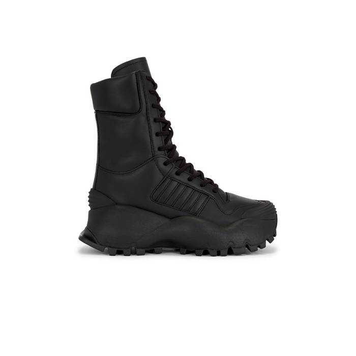 アディダス Adidas Originals 【 X Willy Chavarria Forum Mid Boot Men Black 】 討論会 ミッド ブーツ メンズ 黒いこと 黒いこと