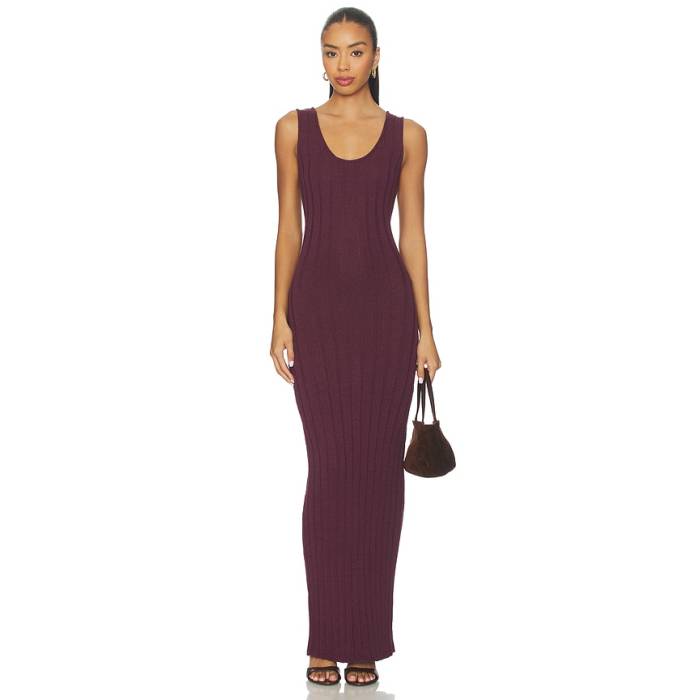 Sndys 【 Baha Maxi Dress Women Plum 】 お召しもの レディース