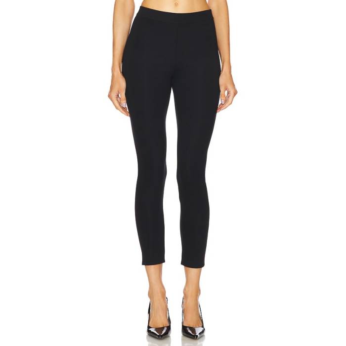行動論理 Theory 【 High Waisted Pants Women Black 】 ご機嫌 レディース 黒いこと 黒いこと