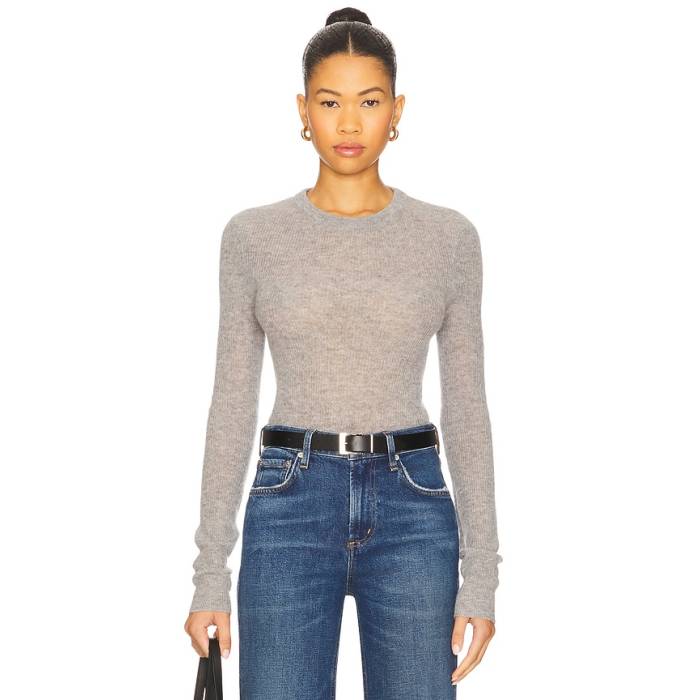 シチズンズオブヒューマニティ Citizens Of Humanity 【 Alessia Crewneck Sweater Women Heather Grey 】 調教師 レディース heather ギョリュウモドキ 薄墨色 薄墨色