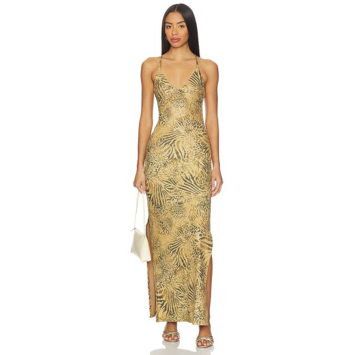 ルリファマ Luli Fama 【 Cross Back Long Dress Women Multicolor 】 ドレス レディース|スニケス