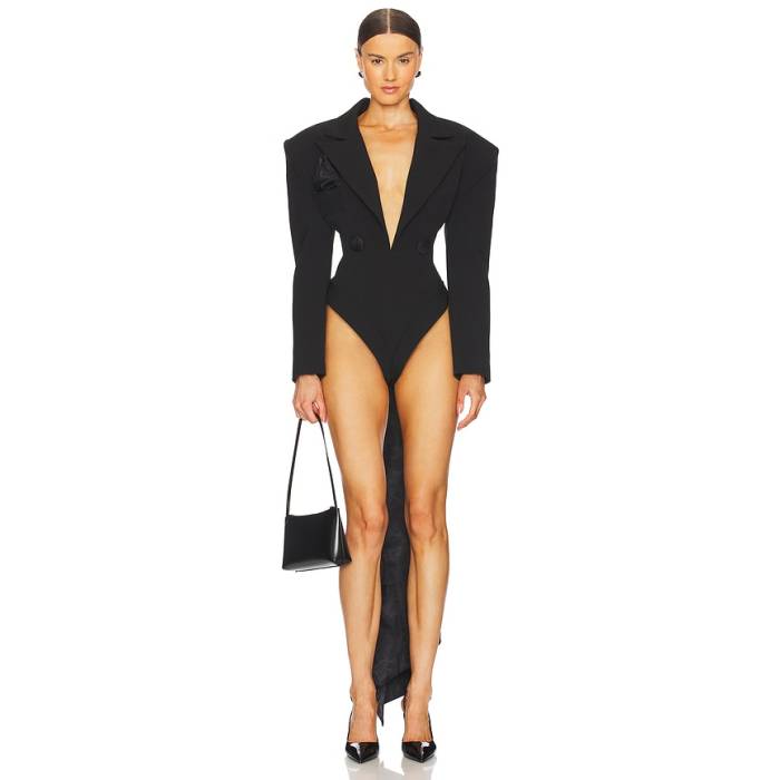 The Dolls House 【 Rika Bow Romper Women Black 】 ロンパース レディース 黒いこと 黒いこと