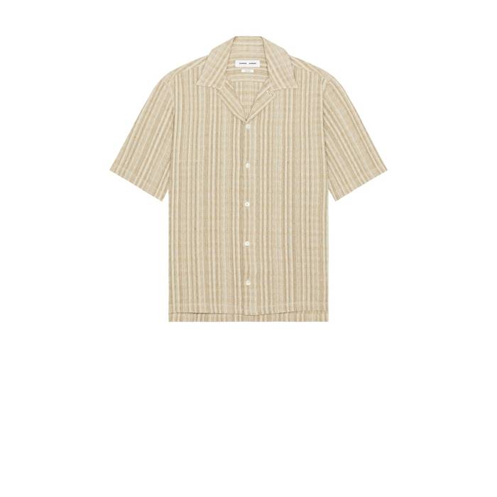 Samsoe Samsoe 【 Saayo X Shirt Men Greige 】 メンズ