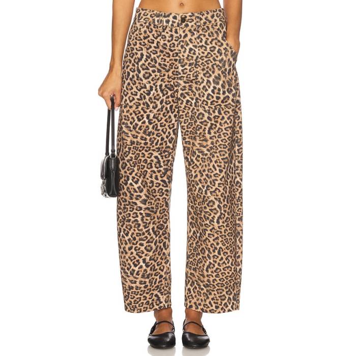 Lna 【 Cross Creek Leopard Pant Women Leopard 】 ヒョウ柄 レオパード ズボン下 レディース ヒョウ柄 レオパード