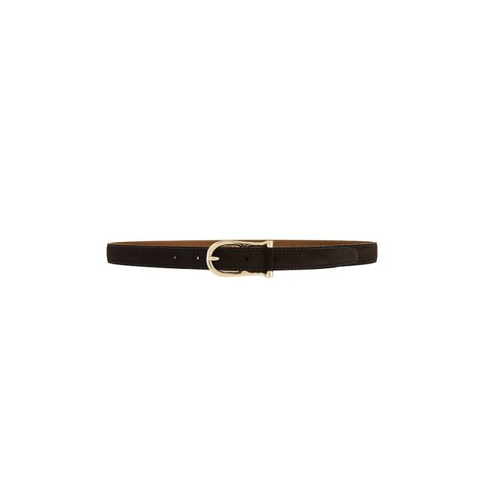 Flattered 【 Betty Belt Women Suede Chocolate 】 ベルト レディース スエード・スウェード｜スニケス