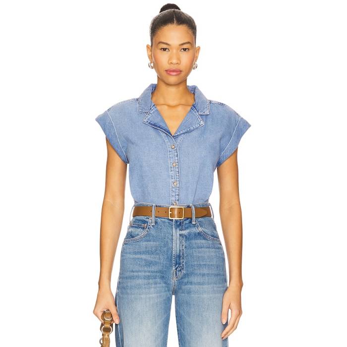 ページ Paige 【 Hadley Shirt Women Serenity 】 レディース