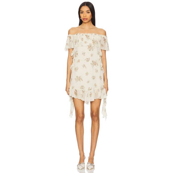 Aniye By 【 Lily Frill Dress Women Poppy Silk 】 御召しもの レディース