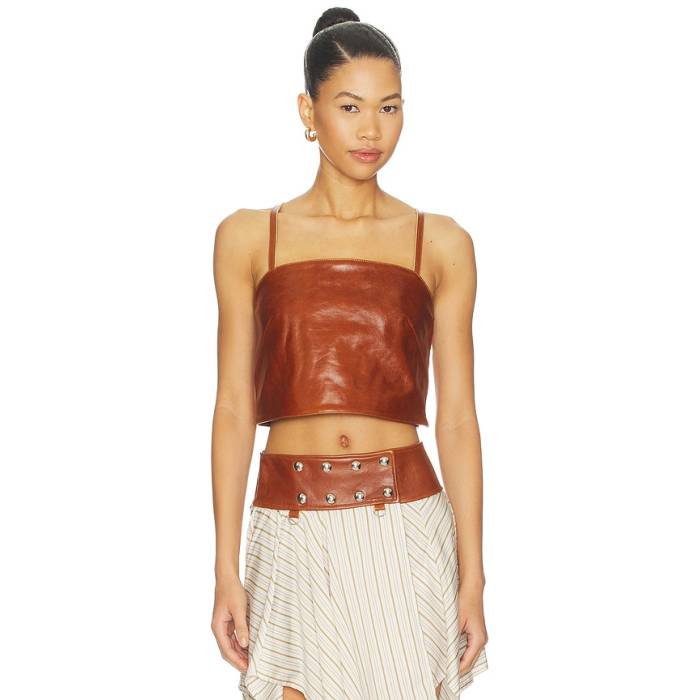 イロ Iro 【 Andria Top Women Cognac 】 レディース