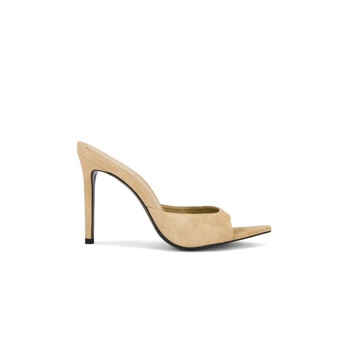 Black Suede Studio 【 Brea Mule Women Tan 】 レディース