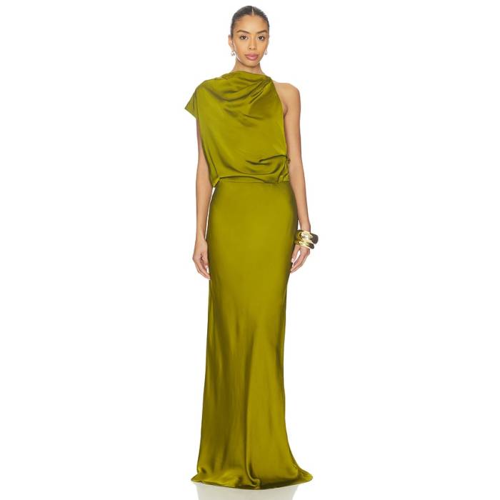 Eaves 【 Noss Gown Women Peridot Green 】 レディース green 緑・緑であること