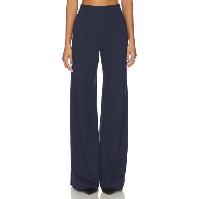 Ripley Rader 【 Ponte Knit Wide Leg Pant Women Navy 】 編み物 ズボン下 レディース 紺色 米国海軍