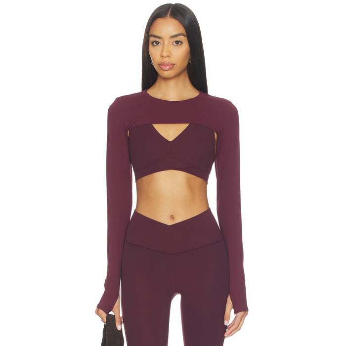 Splits59 【 Amelia Airweight Lite Shrug Women Dark Cherry 】 ライト レディース｜スニケス