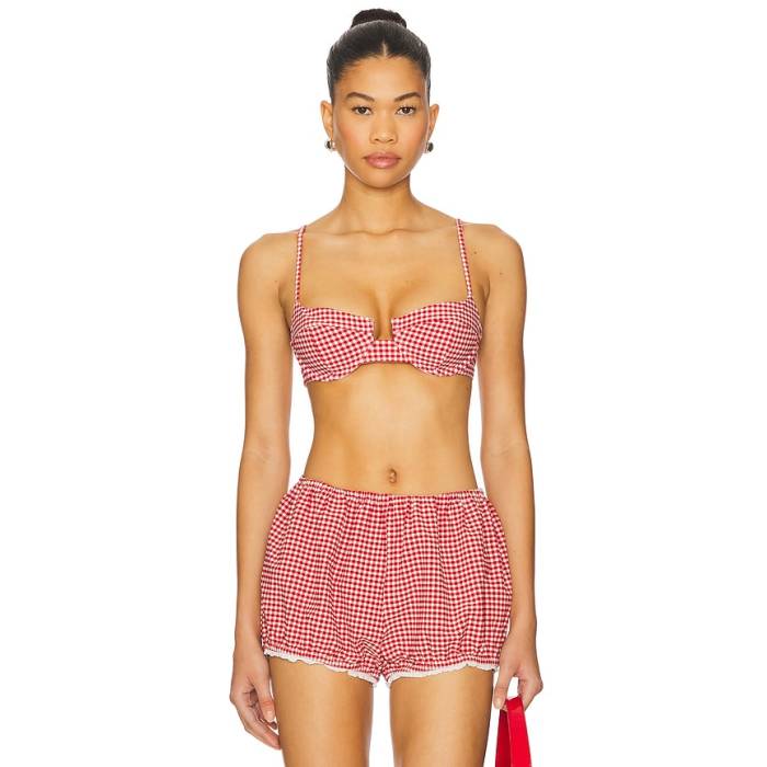 Lovers And Friends 【 Check Me Out Top Women Red Gingham 】 レディース Red 赤・レッド|スニケス